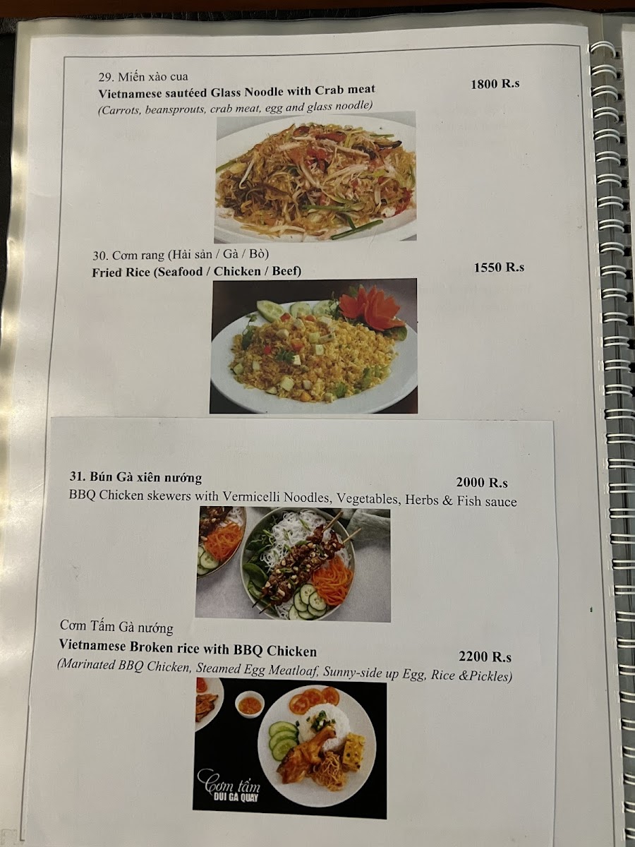 Menu Pho Vietnam Havelock-1