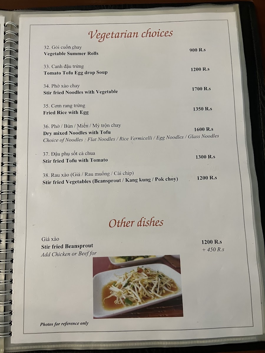 Menu Pho Vietnam Havelock-8